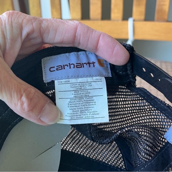 COPY - COPY - Carhartt adult baseball cap hat. NWT. Gray and black, adjustable. - Picture 7 of 8